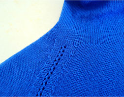 swatches of afc electronic knitting machine